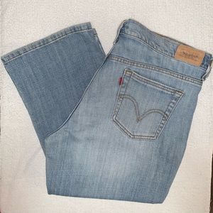 Levi’s 515 Women’s Jeans Bootcut Stretch Medium Light Wash Denim Size 10